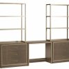 HOME OFFICE Ethan Allen | Faraday Classic Three-Piece Office Island