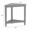 LIVING Ethan Allen | Lyons Triangle Accent Table