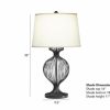 LIGHTING Ethan Allen | Kenzie Black Cage Table Lamp