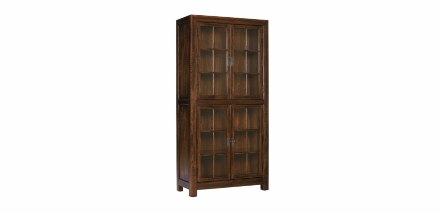 DINING Ethan Allen Cabinets & Chests | Ming Tall Display Cabinet