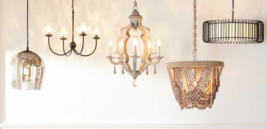 LIGHTING Ethan Allen | Farrah Mercury Glass Pendant