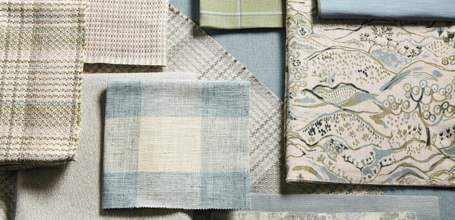 LIVING Ethan Allen Fabrics | Idlewyld Seaglass Fabric By The Yard